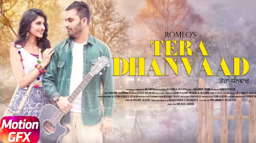 Tera Dhanvaad Lyrics by Romeo